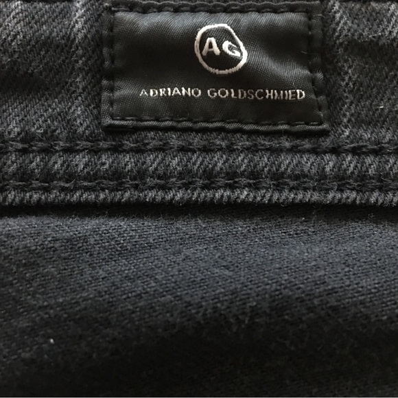 AG Adriano Goldschmied the Graduate Tailored Leg Mens Black Jeans 36/29 - Picture 7 of 12